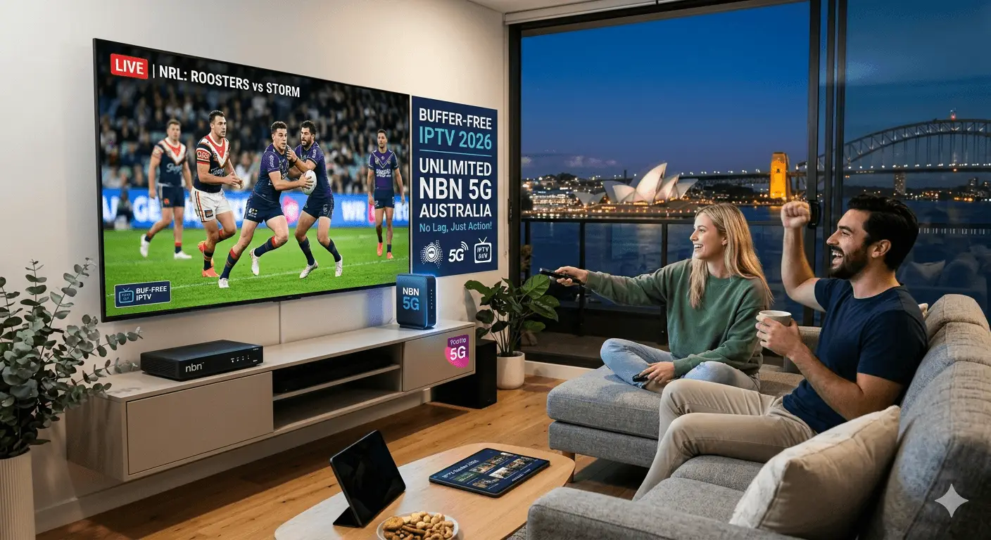 Buffer-Free IPTV NBN 5G Australia 2026