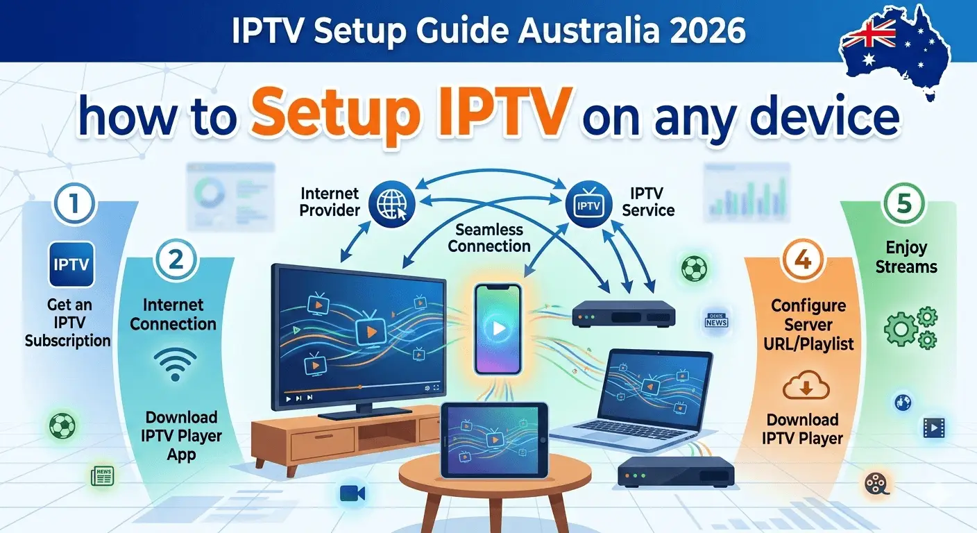 IPTV Setup Guide Australia 2026 — how to setup IPTV on any device
